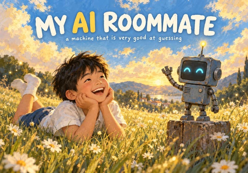 My AI Roommate — a 16-page picture book